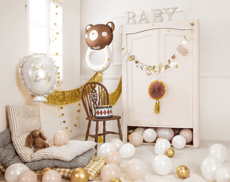 Ballon Ourson à Hélium pour Baby Shower
