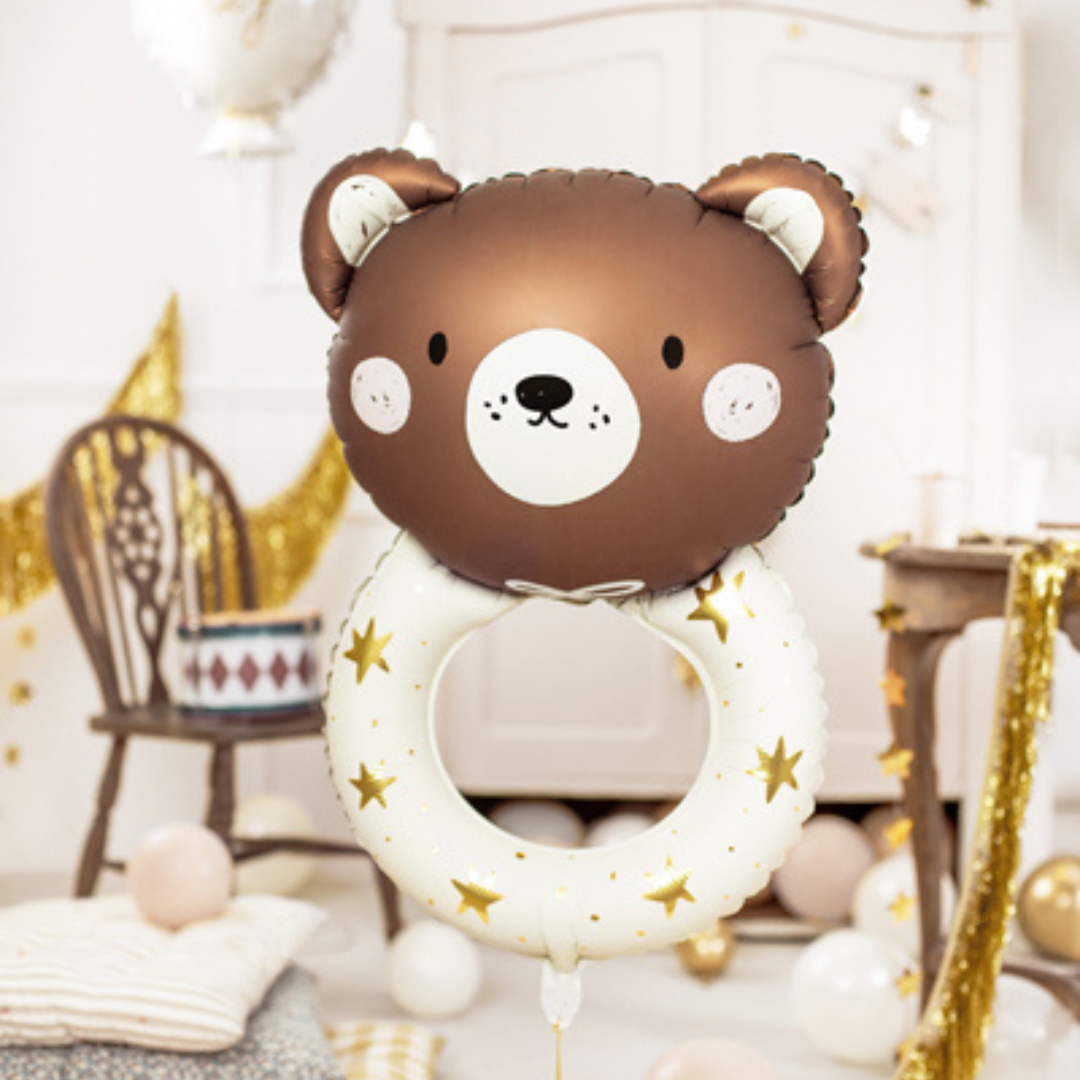 Ballon Ourson à Hélium pour Baby Shower