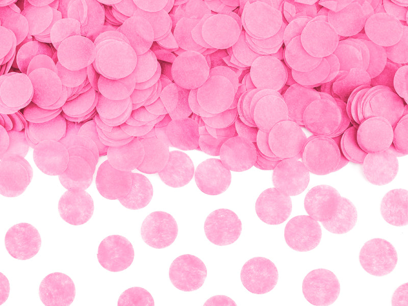 Canon à confettis roses pour gender reveal