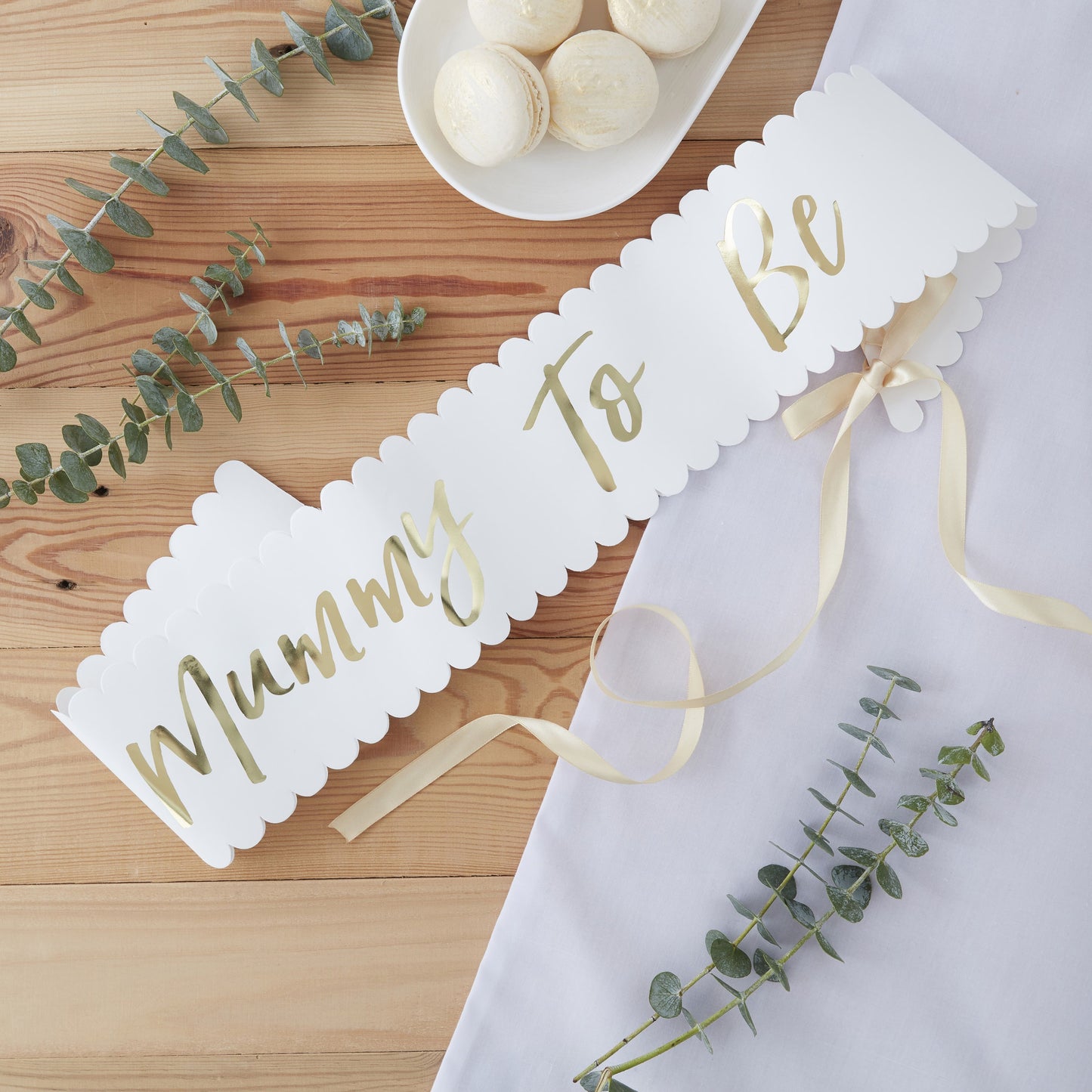 echarpe mummy to be pour future maman & baby shower