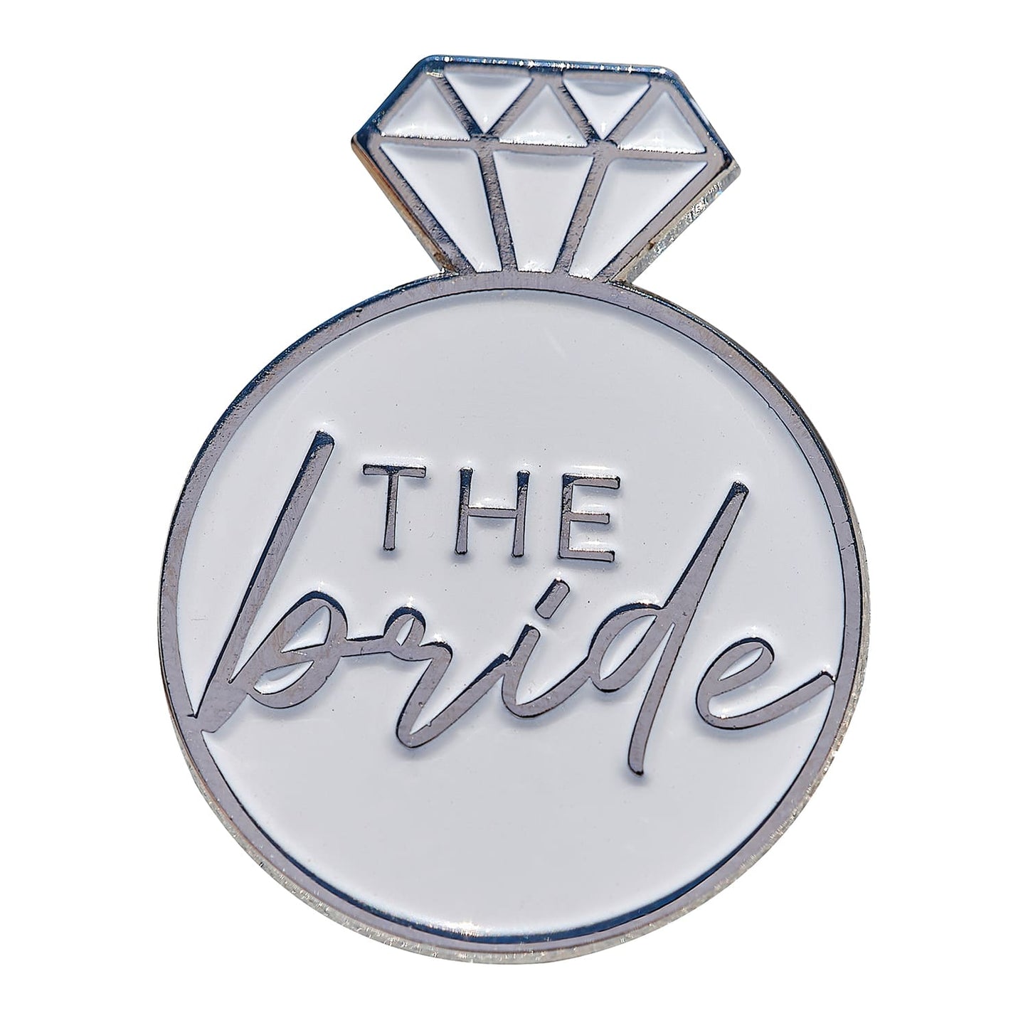 Pin's The Bride Argent evjf