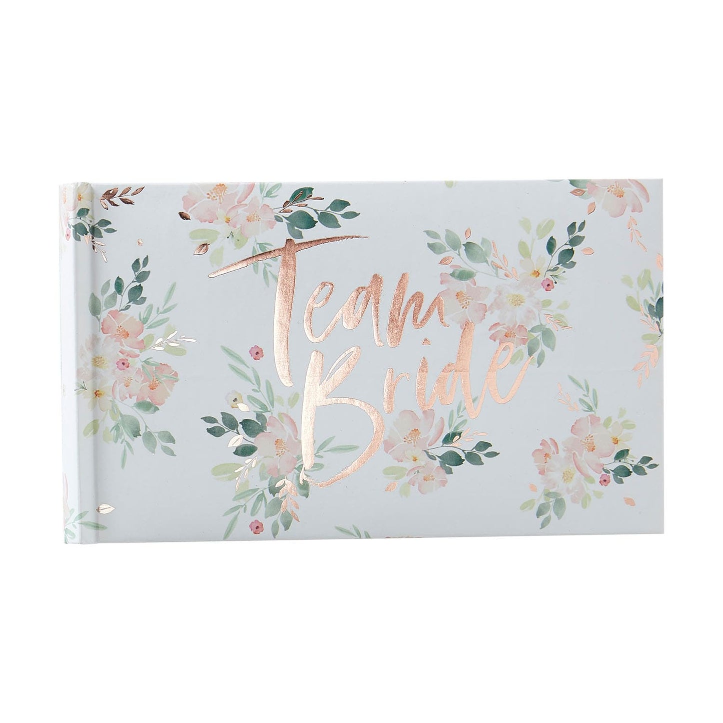 Album photos fleuri écriture Bride-to-Be rose gold pour EVJF