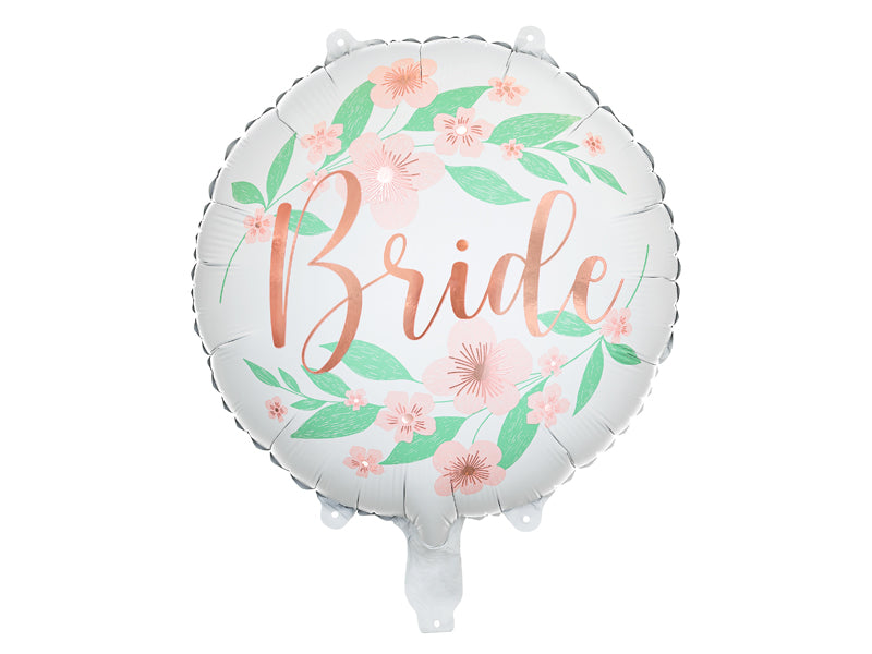 Ballon Bride fleurs pour evjf