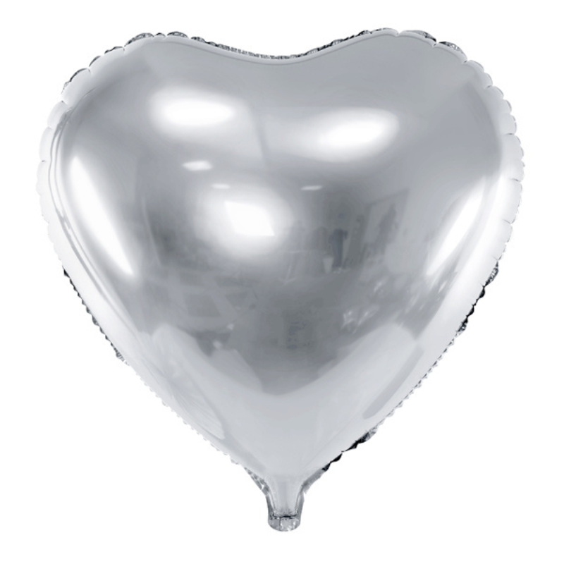 Ballon Coeur Argenté - EVJF Mariage – Lital Bride