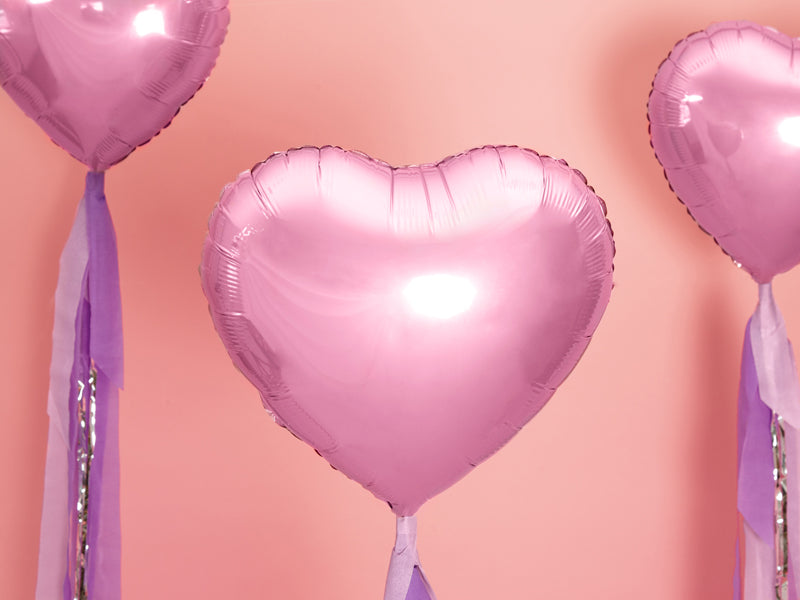 Ballon en forme de coeur rose pour un evjf 45 cm