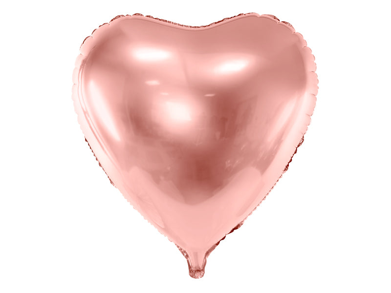 Ballon en forme de coeur rose gold 73cm