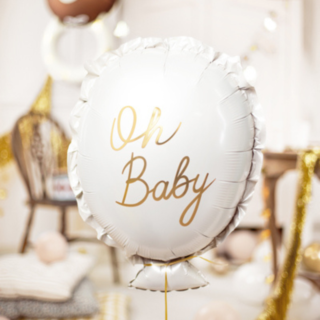 Ballon Oh baby à Hélium pour Baby Shower