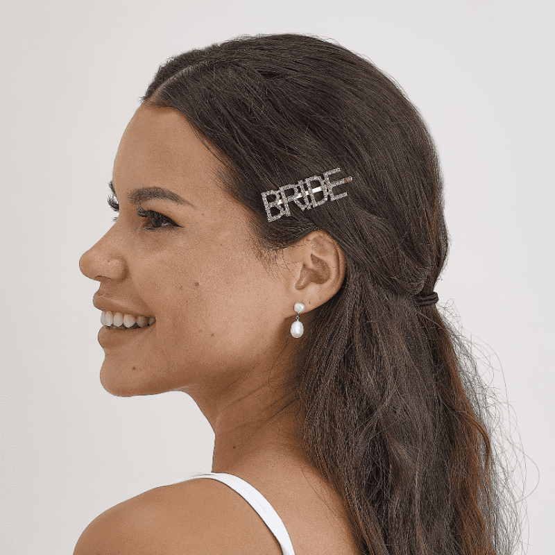 Barrette dorée Bride EVJF Mariage