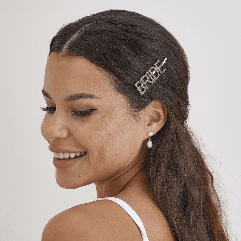Barrette dorée Bride EVJF Mariage