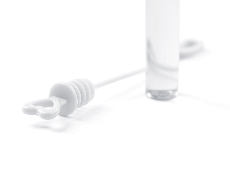 Tubes en forme de coeur bulles de savon pour mariage