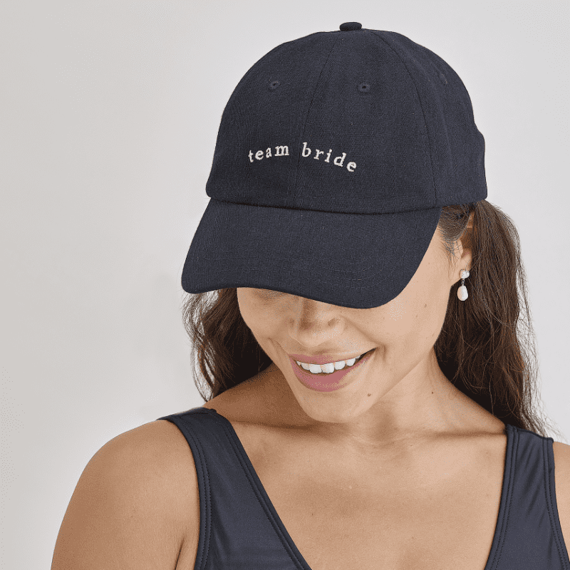 Casquette Team Bride Noire EVJF