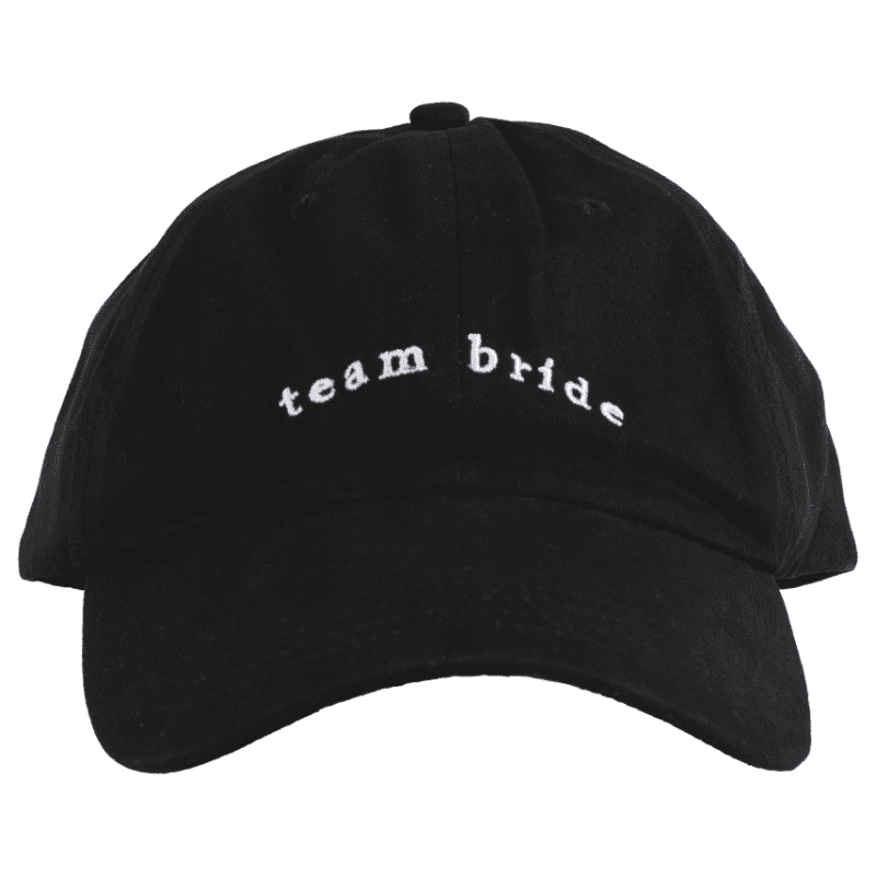 Casquette Team Bride Noire EVJF