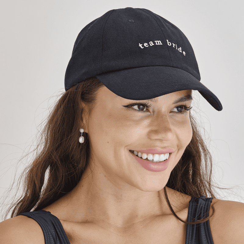 Casquette Team Bride Noire EVJF