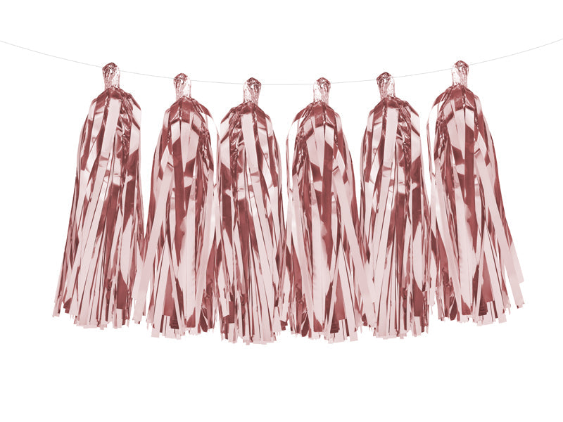 Guirlande Tassel à pompon Rose Gold pour EVJF
