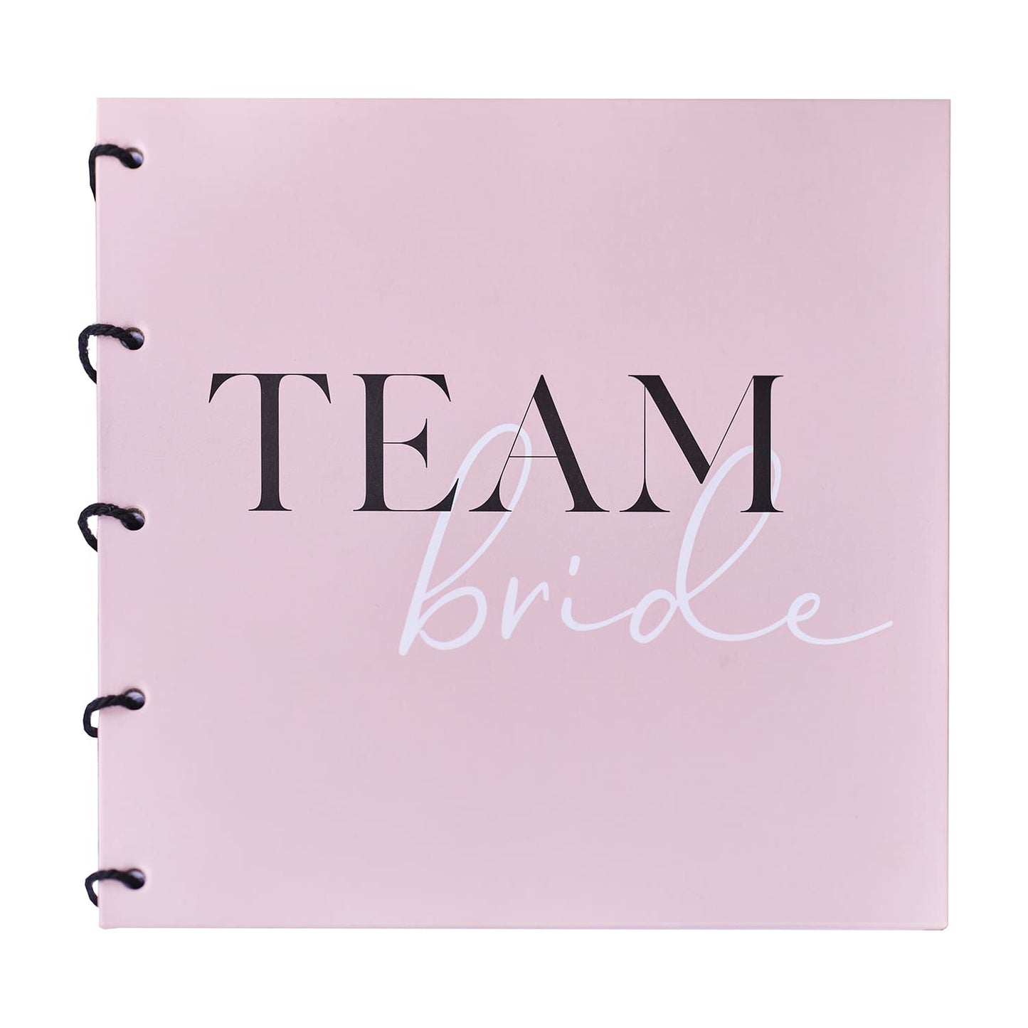 Livre d'or rose Team Bride pour EVJF