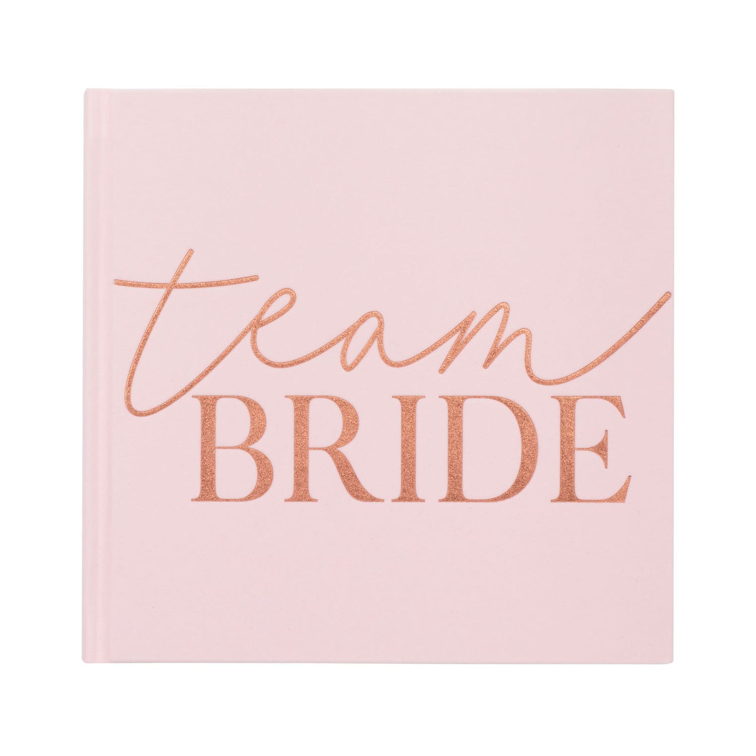 Livre d'or rose gold Team Bride EVJF
