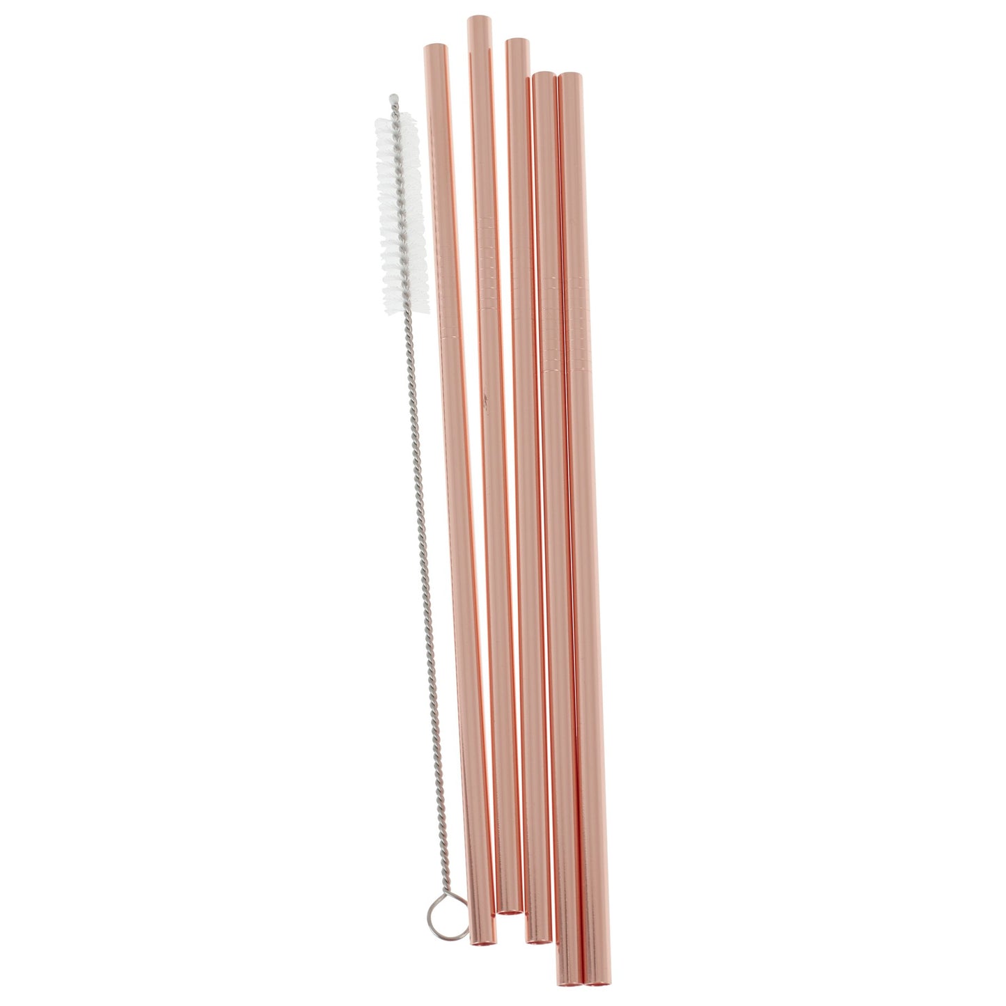 pailles réutilisables acier rose gold pour deco evjf