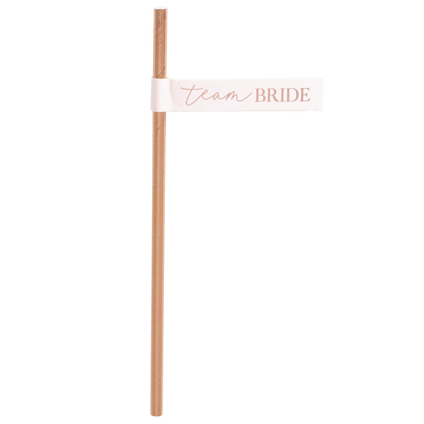 pailles rose gold team bridde EVJF