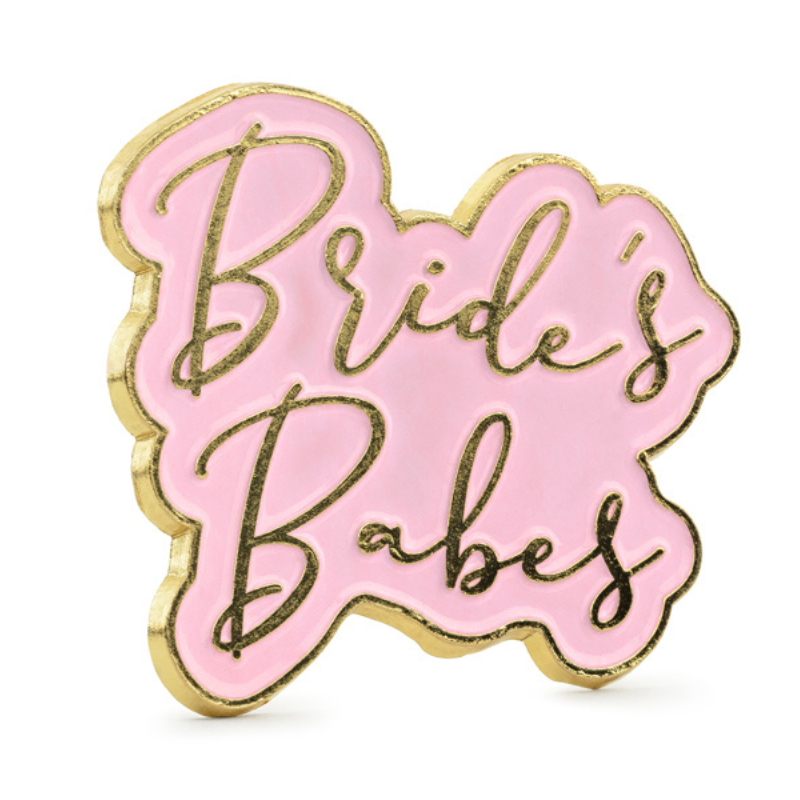 Pin's Bride's Babes Rose et doré