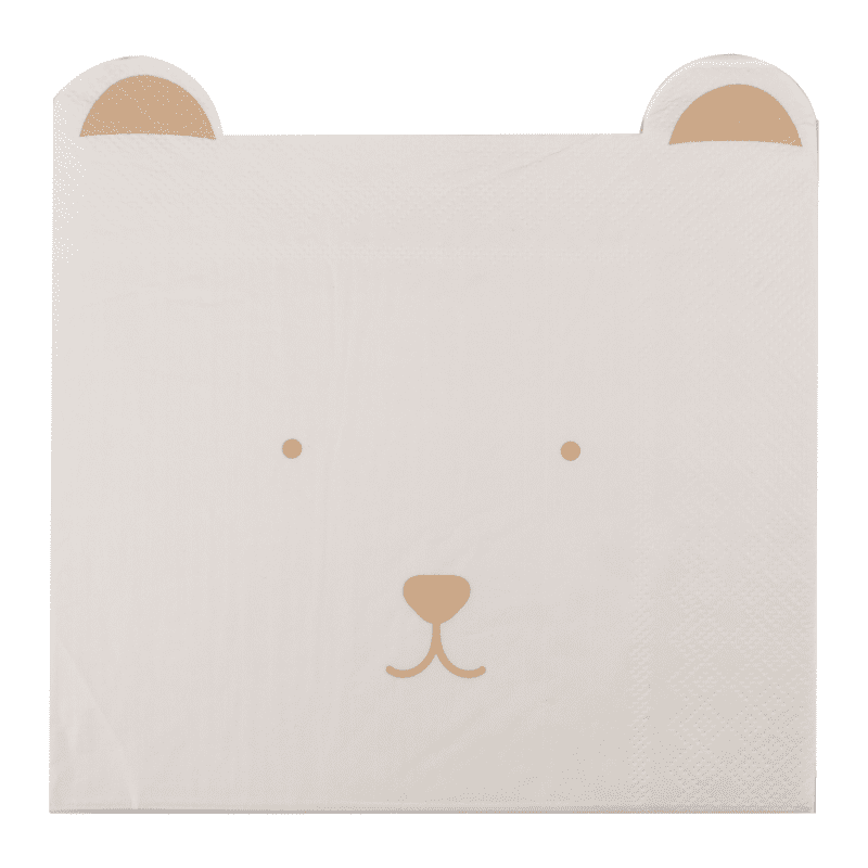 Serviettes Baby Shower Ourson