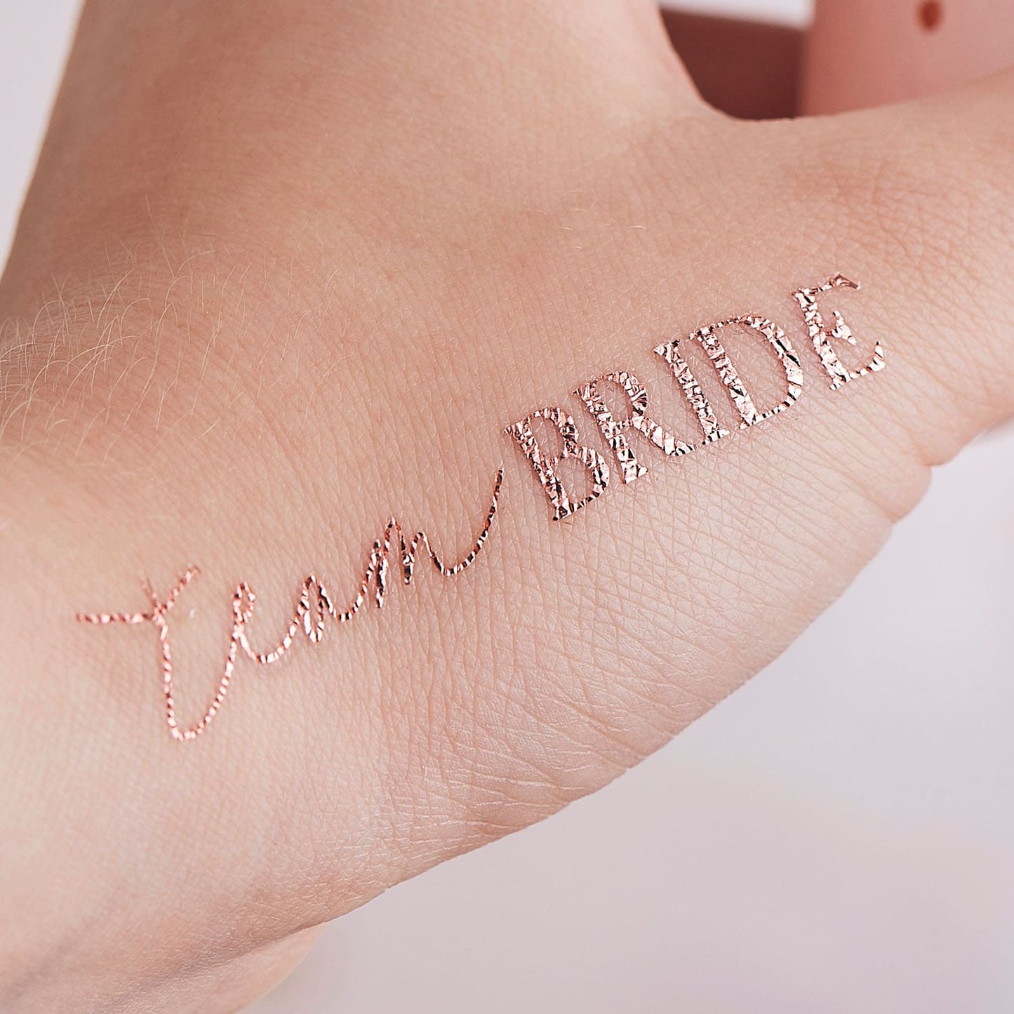 tatouages team bride rose gold pour EVJF