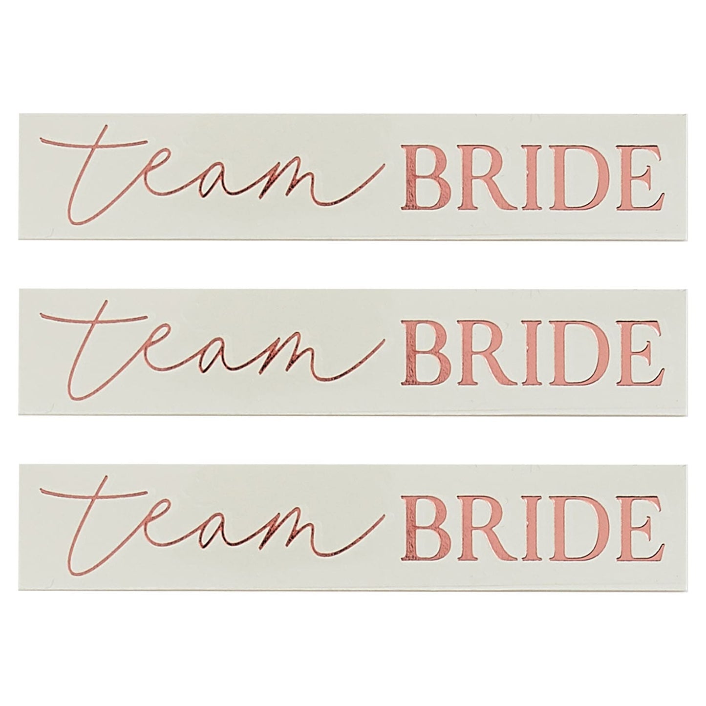 tatouages team bride rose gold pour EVJF