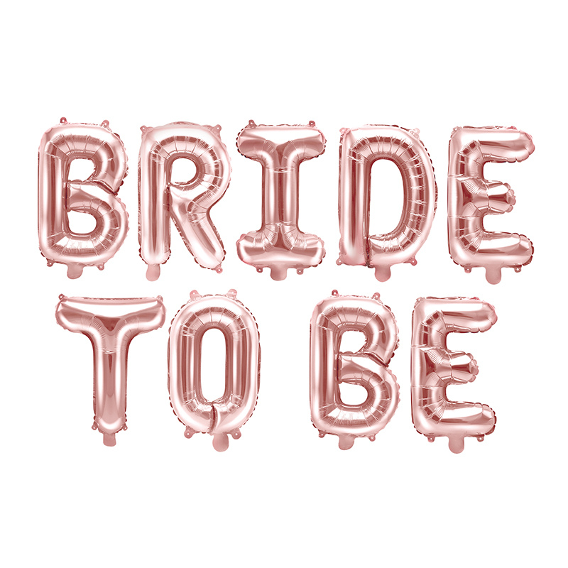 ballon lettre bride-to-be rose gold evjf