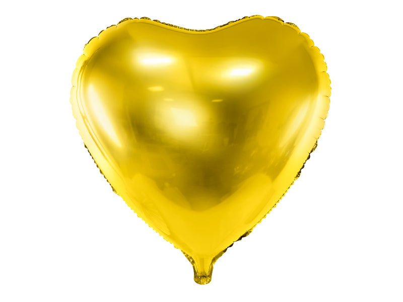 Ballon en forme de coeur doré pour un EVJF 61 cm