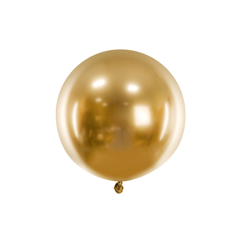 Ballon Glossy doré pour décoration d'EVJF ou de mariage