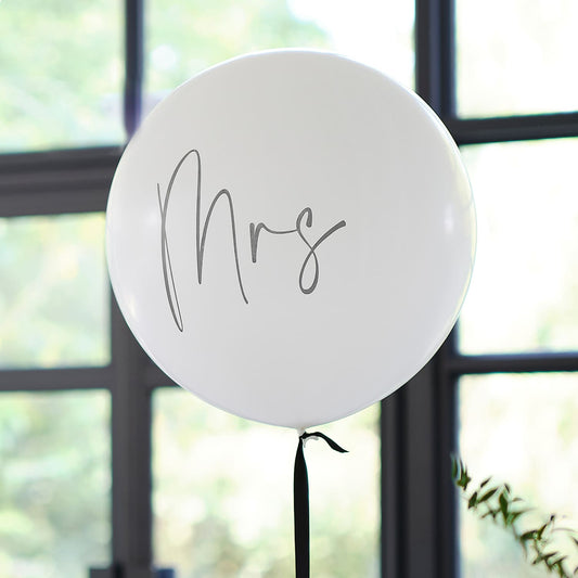 Ballon Mrs XXL pour mariage