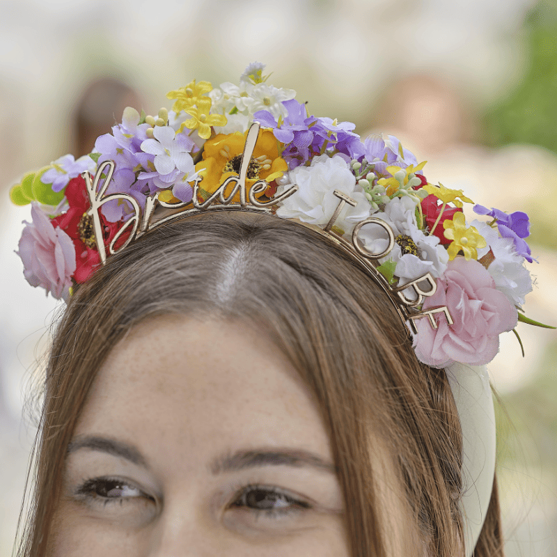 Serre-tête floral Bride EVJF